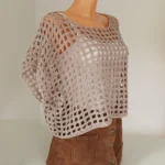 Crochet Pattern for Easy Shirt, Crop Top, Summer Sweater "Square Dance" - Languages: English / German (Copy)